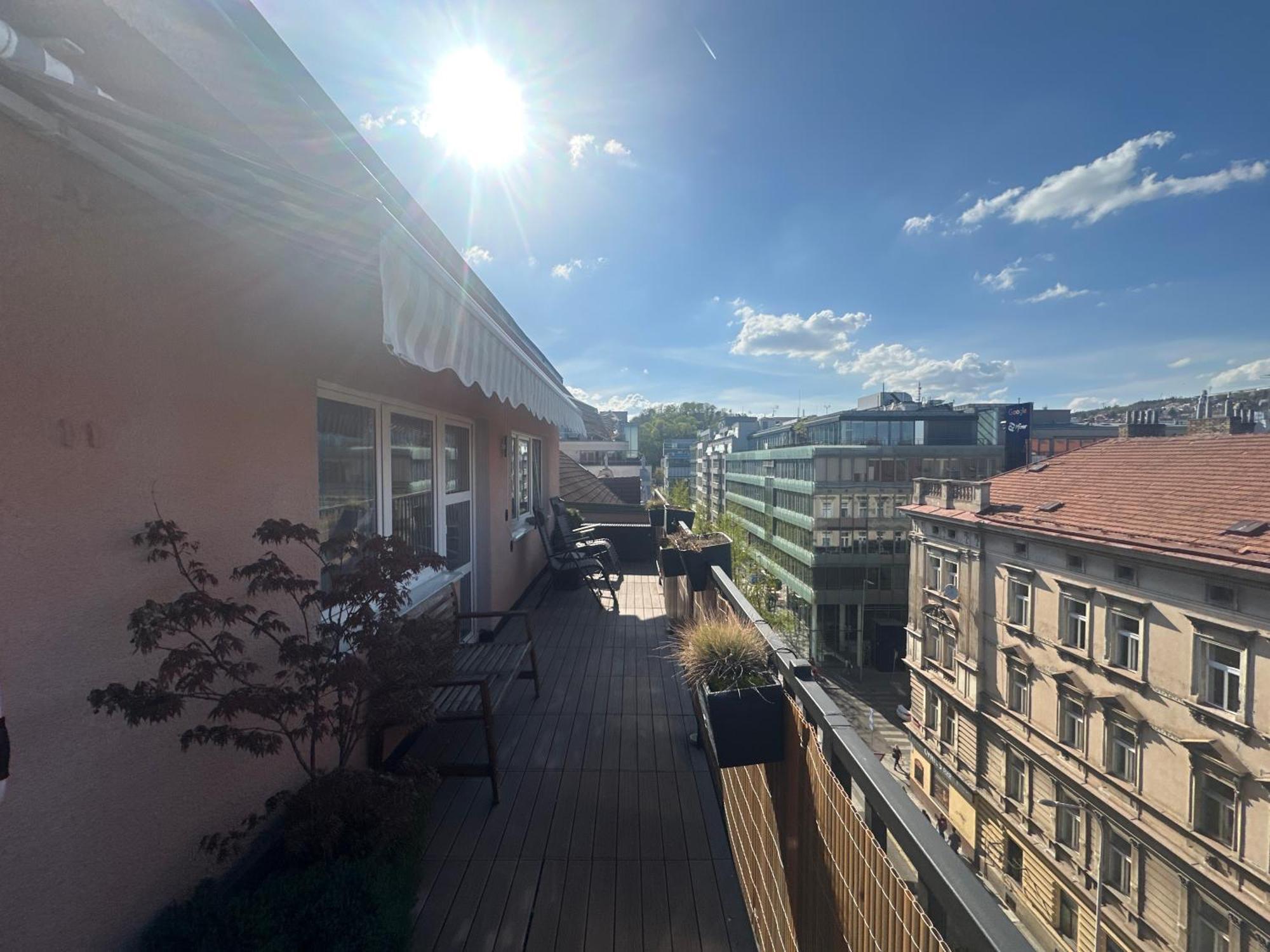 Andel Apartment With Terrace 布拉格 外观 照片