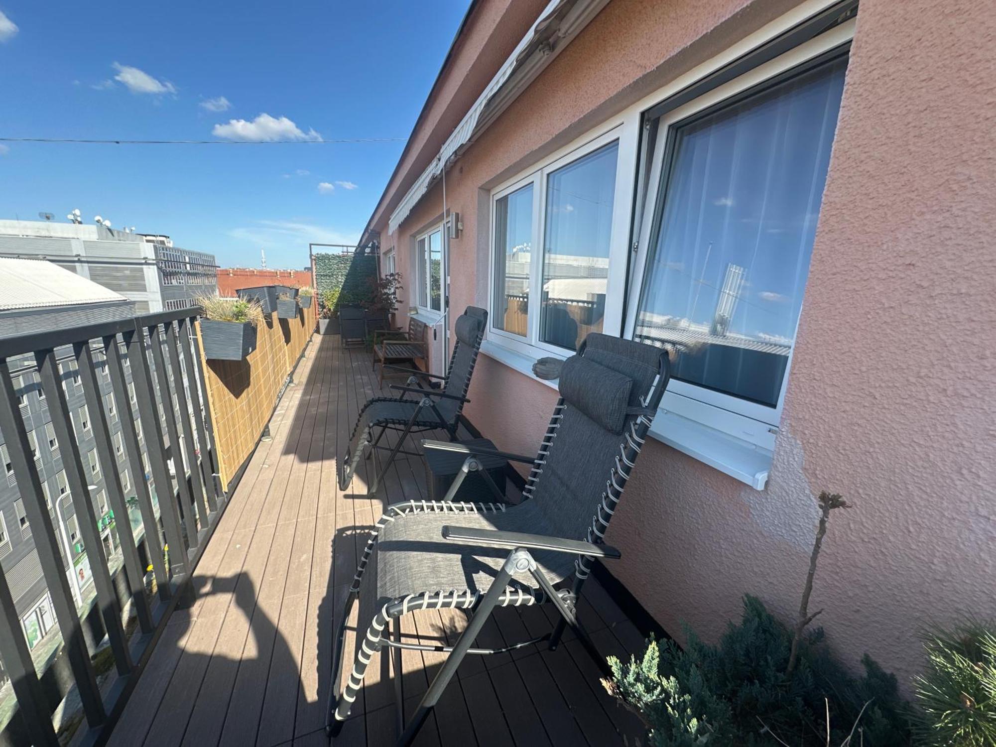 Andel Apartment With Terrace 布拉格 外观 照片